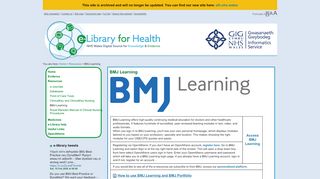 
                            5. NHS Wales e-library for health | BMJ Learning - Health in Wales