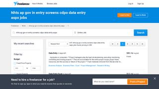 
                            3. Nhts ap gov in entry screens cdpo data entry aspx Jobs, Employment ...