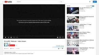 
                            9. NI myRIO: Webcam - video stream - YouTube