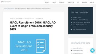 
                            12. NIACL Recruitment 2019 | NIACL AO Exam to Begin From 30th ...