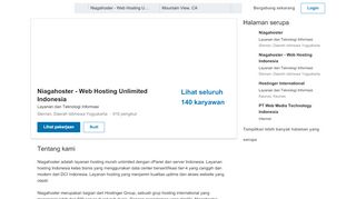 
                            13. Niagahoster - Web Hosting Unlimited Indonesia | LinkedIn