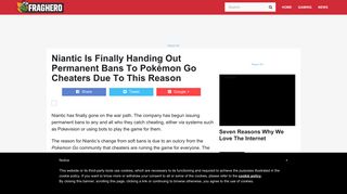 
                            12. Niantic Is Finally Handing Out Permanent Bans To Pokémon Go ...