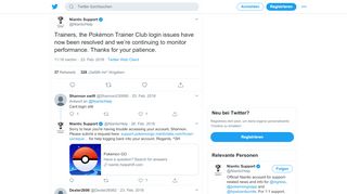 
                            1. Niantic Support on Twitter: 