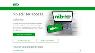 
                            1. nib adviser access | nib nz