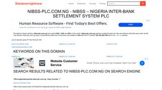 
                            9. nibss-plc.com.ng - NIBSS – Nigeria Inter-Bank Settlement System