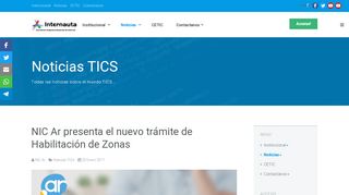 
                            10. NIC Ar presenta el nuevo trámite de Habilitación de Zonas