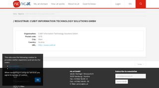 
                            8. nic.at - CUBIT Information Technology Solutions GmbH