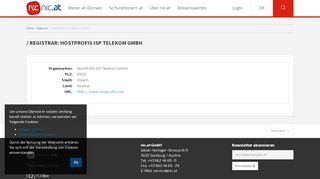 
                            9. nic.at - HostProfis ISP Telekom GmbH