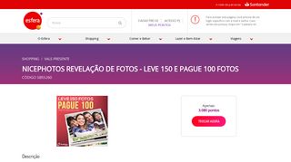 
                            10. NicePhotos Revelação de fotos - Leve 150 e pague 100 fotos - Pontos ...