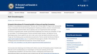 
                            5. Nicht-Einwanderungsvisa - US Embassy & Consulates in Germany