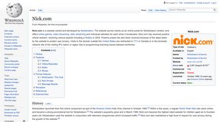 
                            2. Nick.com - Wikipedia