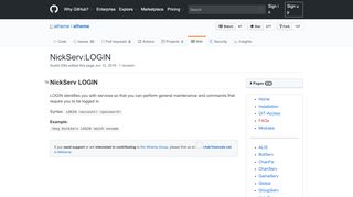 
                            9. NickServ:LOGIN · atheme/atheme Wiki · GitHub