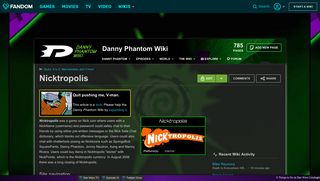 
                            5. Nicktropolis | Danny Phantom Wiki | FANDOM powered by Wikia