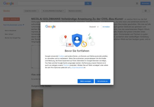 
                            13. NICOLAI GOLDMANNS Vollständige Anweisung Zu der CIVIL-Bau-Kunst: Jn ...