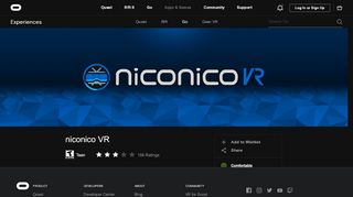 
                            10. niconico VR | Oculus