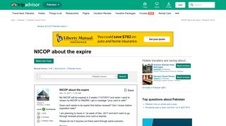 
                            7. NICOP about the expire - Pakistan Forum - TripAdvisor