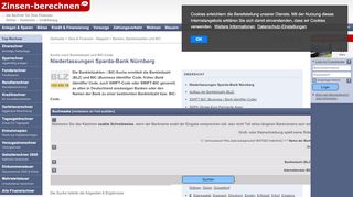 
                            12. Niederlassungen Sparda-Bank Nürnberg mit BLZ und BIC
