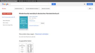 
                            8. Niederlausitz-wendisch-deutsches Handwörterbuch - Google Books-Ergebnisseite