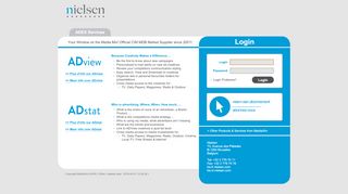 
                            8. Nielsen Adex Services : Welcome to ADview and ADstat