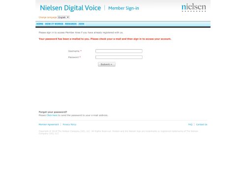 
                            2. Nielsen Digital Voice - Sign-in