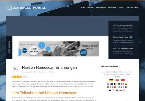 
                            9. Nielsen Homescan Erfahrungen - Umfragen-portal.com