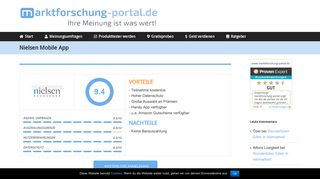 
                            8. Nielsen Mobile Panel App – So verdienen Sie Geld mit Ihrem ...
