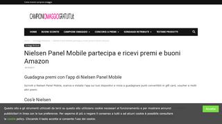 
                            11. Nielsen Panel Mobile partecipa e ricevi premi e buoni Amazon - www ...