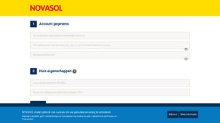 
                            3. Nieuw account aanmaken | NOVASOL Login