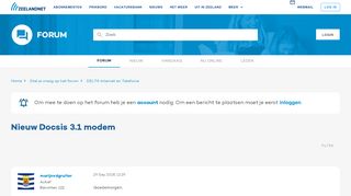 
                            8. Nieuw Docsis 3.1 modem - ZeelandNet Serviceforum