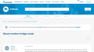 
                            11. Nieuw modem bridge mode - ZeelandNet Serviceforum