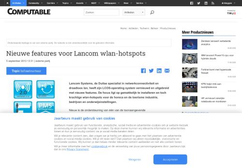 
                            8. Nieuwe features voor Lancom wlan-hotspots | Computable.nl