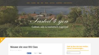 
                            7. Nieuwe site voor RIU Class - Tasted4you.be