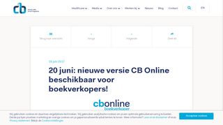 
                            5. Nieuwe versie CB Online beschikbaar voor boekverkopers! - CB