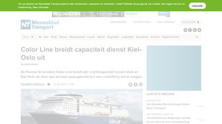 
                            8. Nieuwsblad Transport > Color Line breidt capaciteit dienst Kiel-Oslo uit