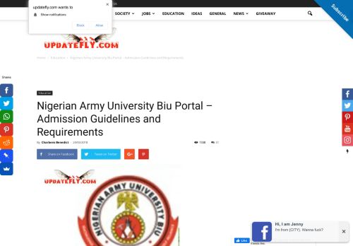 
                            12. Nigerian Army University Biu Portal - Admission Guidelines and ...