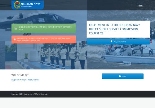
                            9. Nigerian Navy – Recruitment & Enlistment Portal