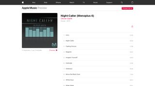 
                            12. 'Night Caller (Menoplus 4)' van Olivier Garth op Apple Music - iTunes