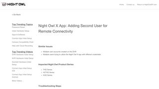 
                            10. Night Owl X App: Adding Second User for Remote Connectivity ...