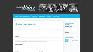 
                            13. Night to Shine : Sign Up