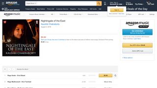 
                            12. Nightingale of the East by Kaushiki Chakraborty on Amazon Music ...