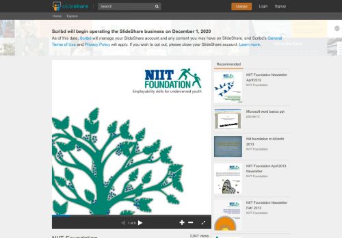 
                            13. NIIT Foundation - SlideShare