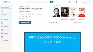 
                            5. NIIT ILS Academic Policy 2013 2014 | Laptop | Operating System