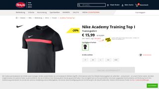 
                            4. Nike Academy Training Top I nur € 15,99 | Hervis.at