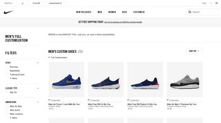 
                            3. Nike By You Custom Men's Shoes. Nike.com