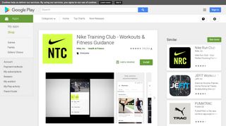 
                            4. Nike Training Club – Entraînements et fitness – Applications sur ...