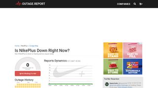 
                            5. NikePlus Down? Service Status, Map, Problems History - Outage ...