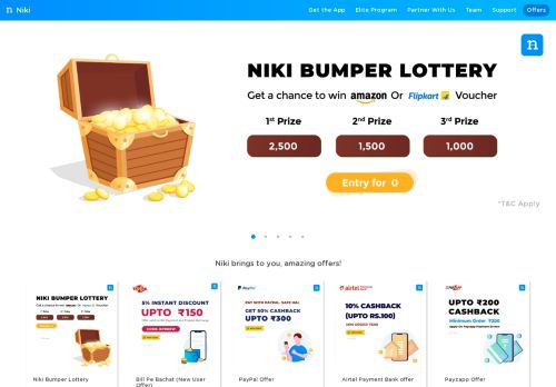 
                            13. Niki Offers & Coupons | Bus Offers, Recharge Offers, Bill Payment ...