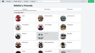 
                            2. Nikilis's Friends - Friends - Roblox