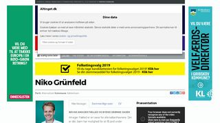 
                            9. Niko Grünfeld - Kommunalvalg - Altinget - Alt om politik