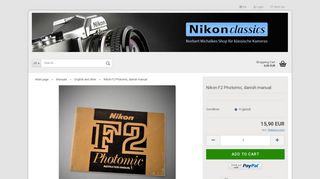 
                            7. Nikonclassics Michalke - Nikon F2 Photomic, danish manual